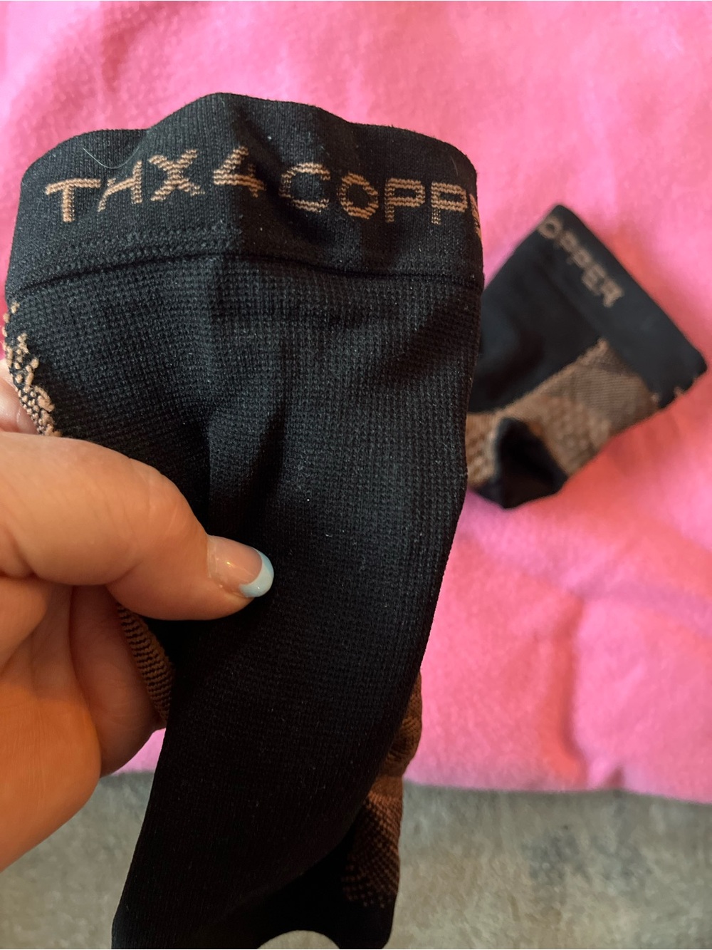 Men or women’s Black Compression Socks with Copper Infusion